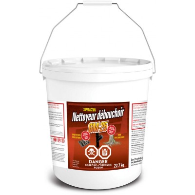 GM-25 - Nettoyant déboucheur - 22,7kg 