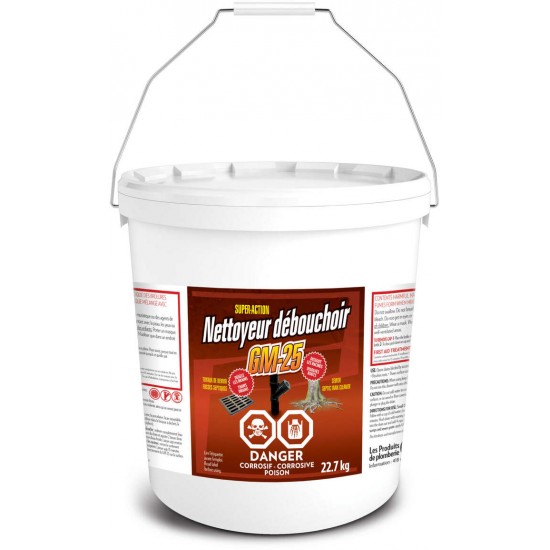 GM-25 - Nettoyant déboucheur - 22,7kg 