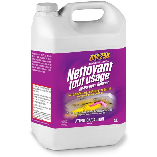 GM-290 - Nettoyant dégraisseur tout usage - 4L