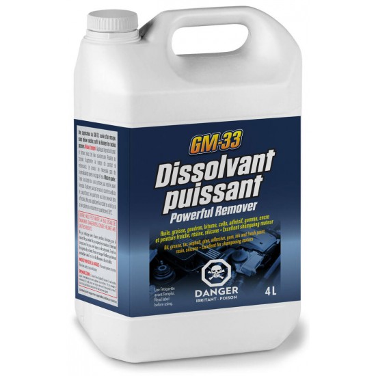 GM-33 - Dissolvant puissant - 4L