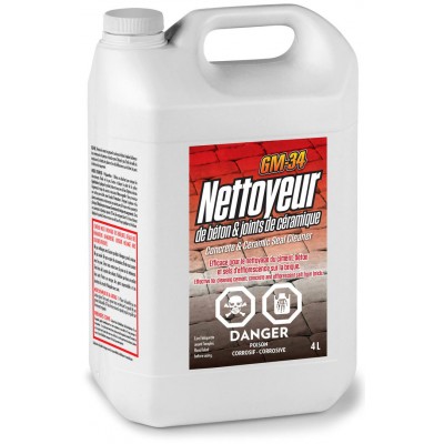 GM-34 - Nettoyant pour béton & joints de...