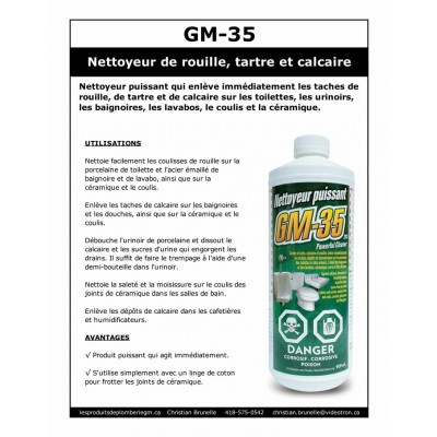 GM-35 - Nettoyant puissant - 4L