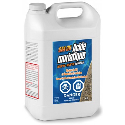 GM-36 - Acide Muriatique  HCI 20°BE - 4L