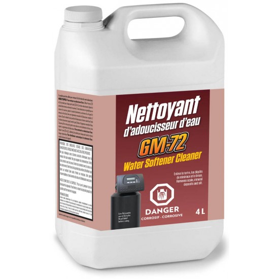 GM-72 - Nettoyant pour adoucisseur d’eau - 4L
