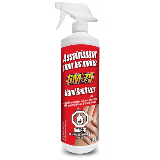 GM-75 - Assainissant pour les mains - 500ml