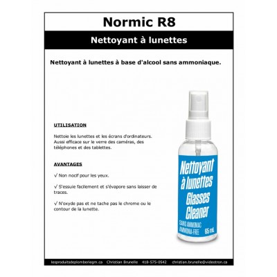 R8 - Nettoyant à vitres - 65ml