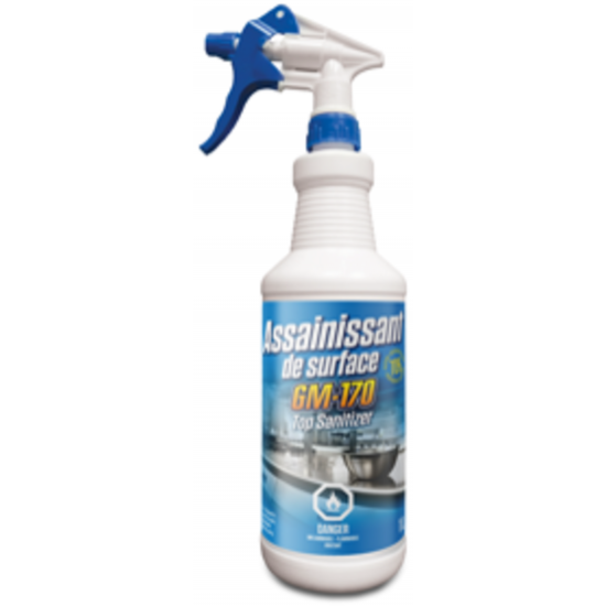 GM-170 - Assainissant  de surface  Iso alcool 70% - 945 ml