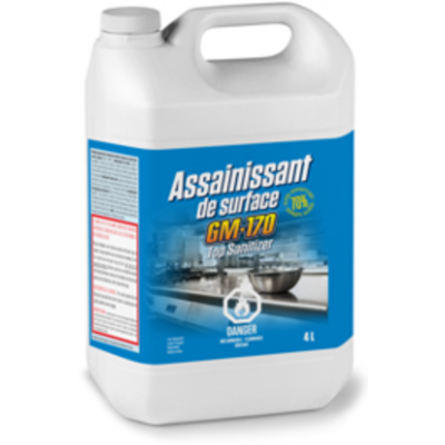 GM-170 - Assainissant  de surface  Iso alcool 70%...