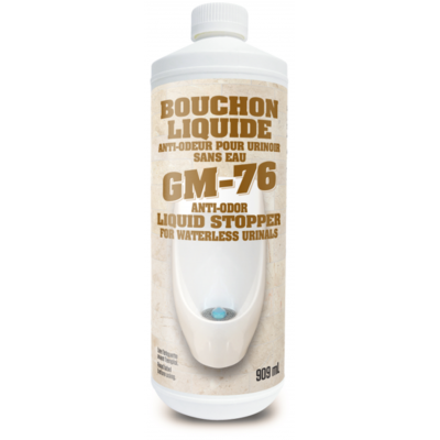 GM-76 - Liquide anti-odeurs pour urinoir sans eau...