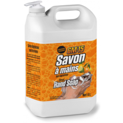 GM-15 - Savon à mains aux agrumes  - 4L