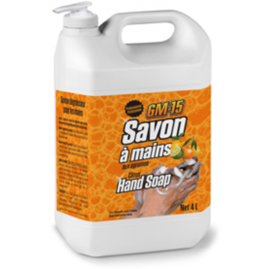 GM-15 - Savon à mains aux agrumes  - 4L
