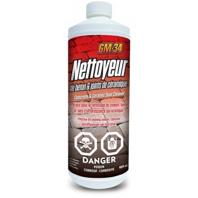 GM-34 - Nettoyant pour béton & joints de...