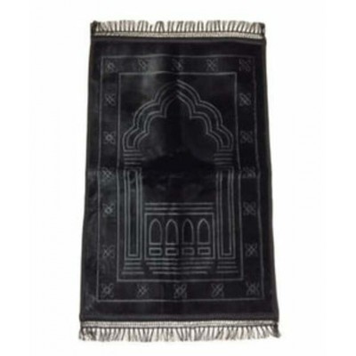 Tapis prière épais Noir
