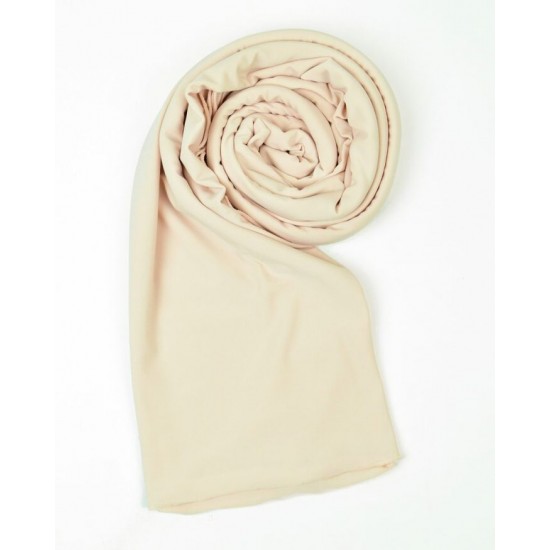 Hijab jersey light beige creme