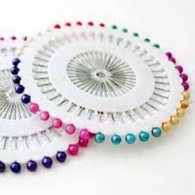Hijab pin rondel couleur