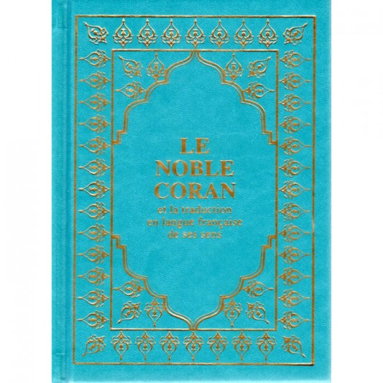 Petit Coran français arabe Turquoise Petit Coran français arabe Turquoise