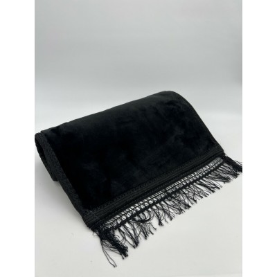 Tapis prière enfant noir epais