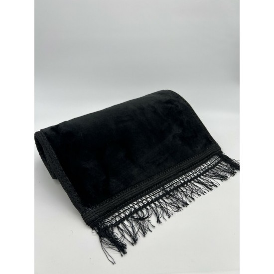 Tapis prière enfant noir epais