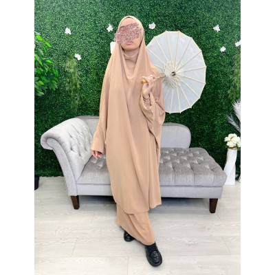 Jilbab jupe speculos soie de medine