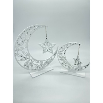Deco lune Blanc duo