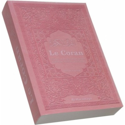Le Coran français couverture souple - ROSE -...