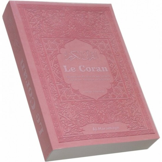 Le Coran français couverture souple - ROSE -...
