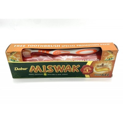 Dentifrice au Siwak  Gel avec brosse à dents 