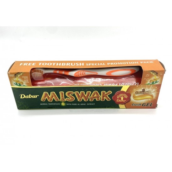 Dentifrice au Siwak  Gel avec brosse à dents 