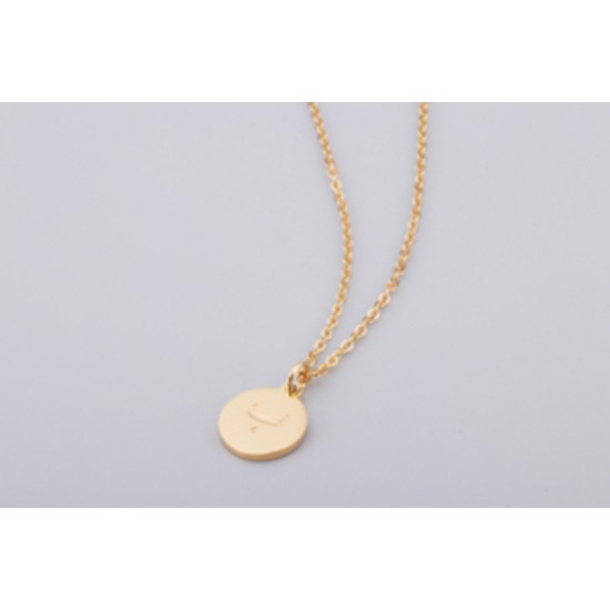 Pendentif Couleur Or ﺏ- Lettre 