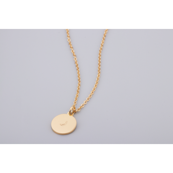 Pendentif Couleur Or - Lettre " Ra" ﺭ