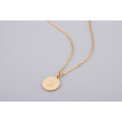 Pendentif Couleur Or - Lettre 