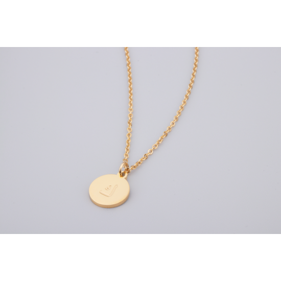 Pendentif Couleur Or - Lettre 