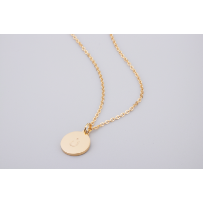 Pendentif Couleur Or - Lettre 
