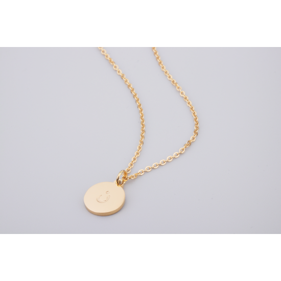 Pendentif Couleur Or - Lettre 