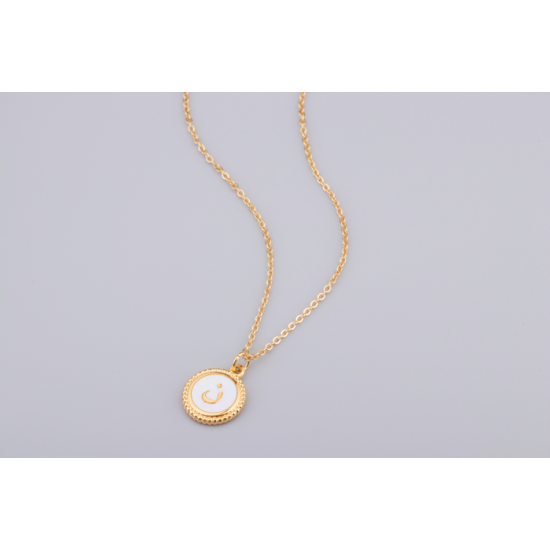 Pendentif doré avec insertion d'un médaillon en... Pendentif doré avec insertion d'un médaillon en...