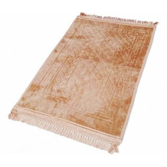 Tapis de prière épais beige