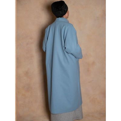 Gilet épais bleu pastel