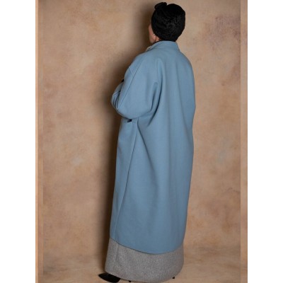 Gilet épais bleu pastel
