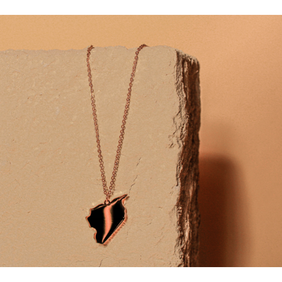 Collier Pays doré Acier inoxydable - syrie Collier Pays doré Acier inoxydable - syrie