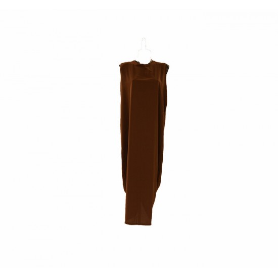 Sous Abaya marron soie de Médine