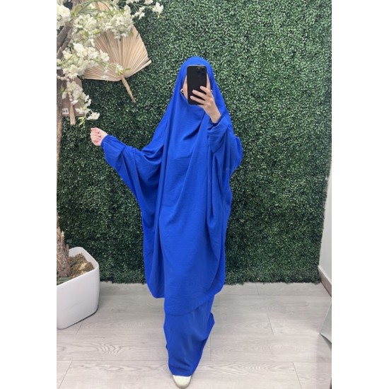 Jilbab Bleu royal Jazz