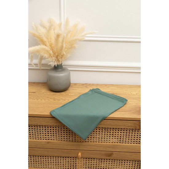 hijab chiffon bleu/vert
