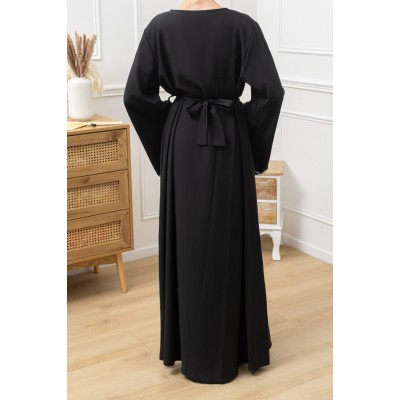 Abaya Noir manches évasées