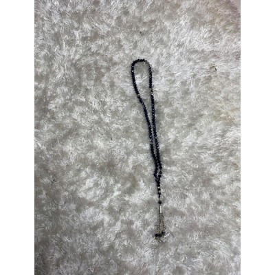 Tasbih crystaux bleu marine