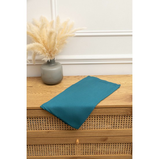 Hijab chiffon bleu océan