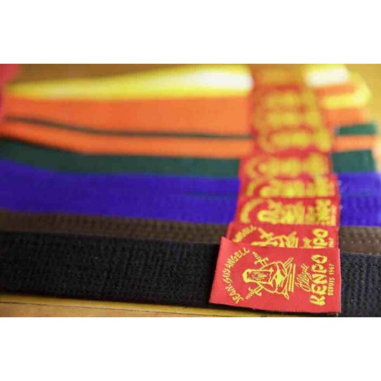 ceinture de couleur brune pour dojo affilié jean guy angell