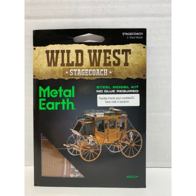 WILD WEST - STAGECOACH - METAL EARTH