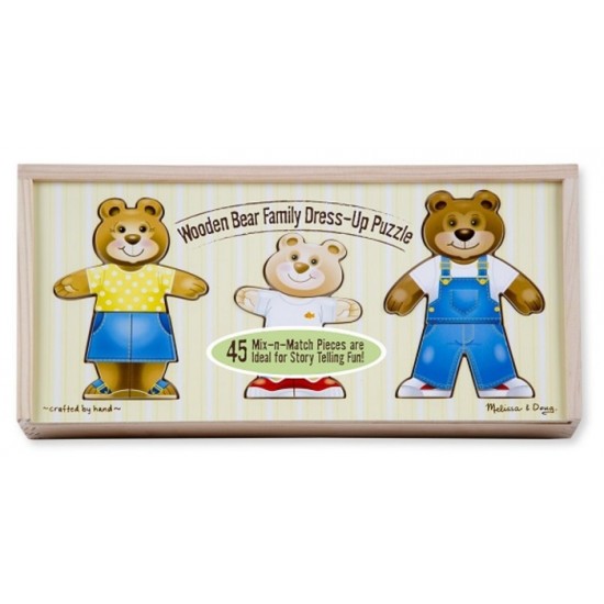 Melissa & Doug - Puzzle en bois familles des ours