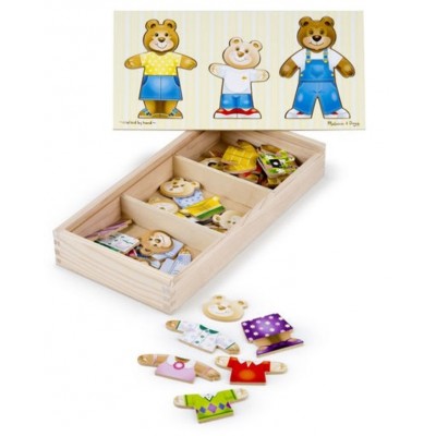 Melissa & Doug - Puzzle en bois familles des ours