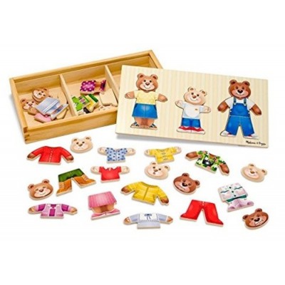 Melissa & Doug - Puzzle en bois familles des ours